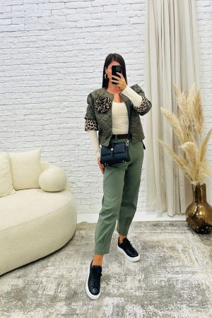 Maslinasto-zelena jakna