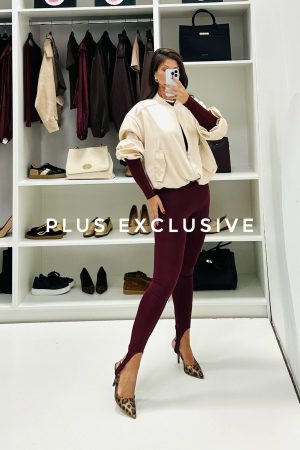 Bordo helanke sa stopicom