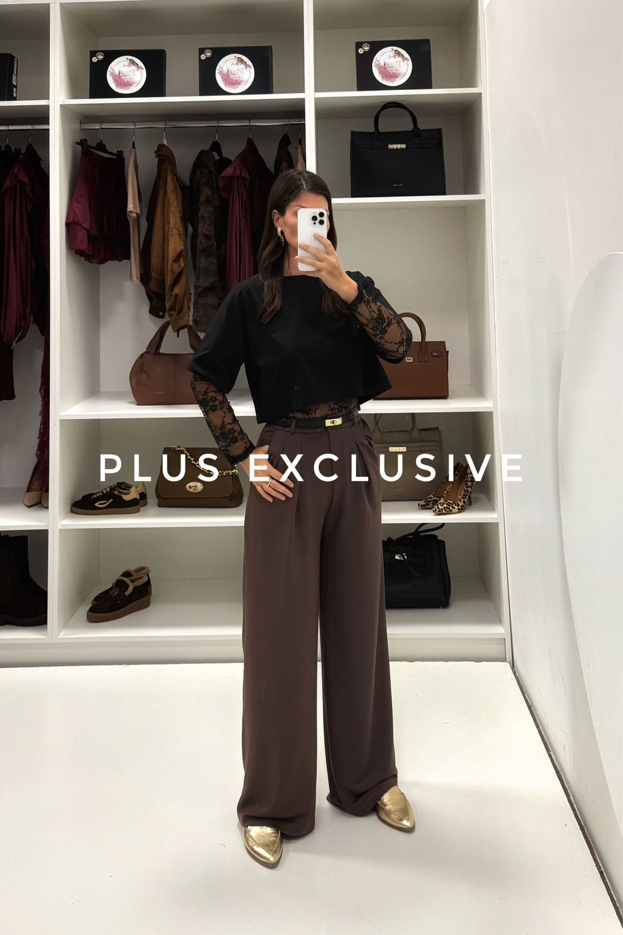 Braon pantalone