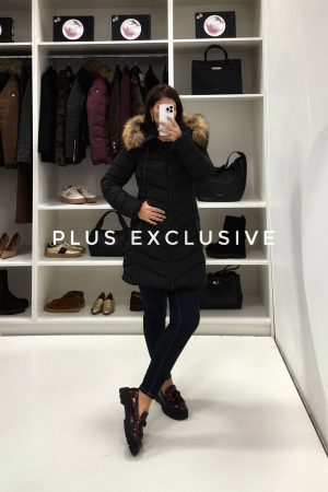 Crna jakna - duži model