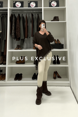 Džemper sa detaljima od čipke