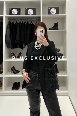 Prsluk sa detaljima od tila