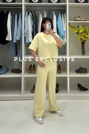 Žuti komplet sa cirkonima