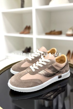 Kožne patike u boji bakra