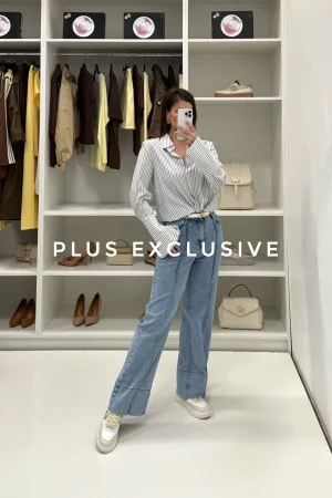 Košulja od viskoze na pruge