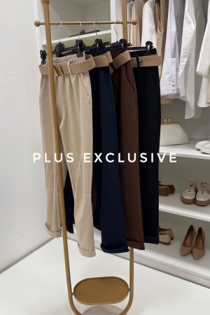 Pantalone na lastiš sa kaišem