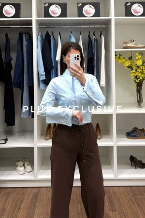 Košulja od viskoze sa manžetnama