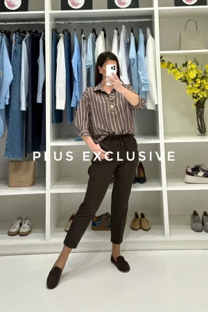 Pantalone na lastiš za punije dame