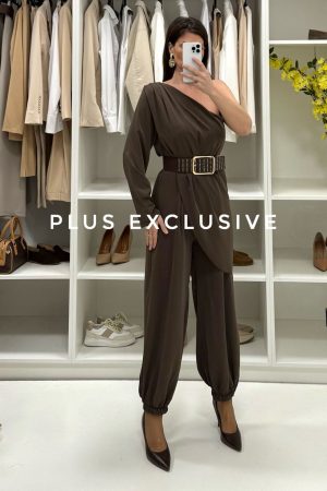 Braon asimetrični kombinezon