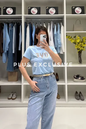 Majica od rebrastog pamuka