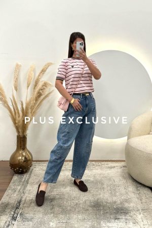 Bluza od trikotaže sa lameom