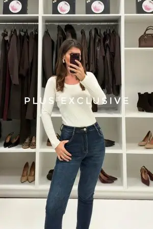 Basic bluza u beloj boji