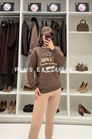 Oversized modni duks od 100% pamuka